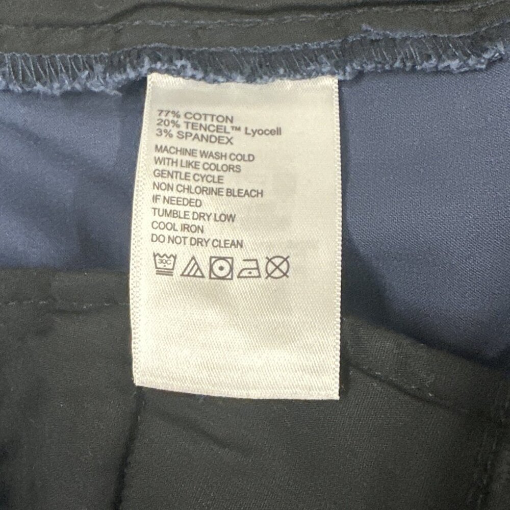 Tommy Bahama Boracay Flat Front Chino Pants Mens 32 x 32 Maritime Navy Blue - Picture 9 of 12